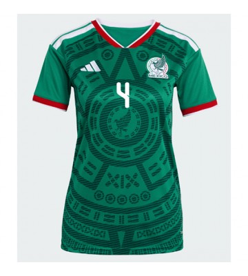 Mexico Edson Alvarez #4 Hjemmebanetrøje Dame VM 2026 Kortærmet